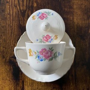 RARE Scio Hazel Bowl & Saucer